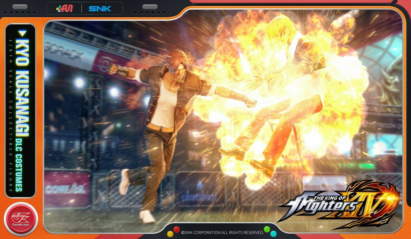 Preventa Figura Kyo Kusanagi DLC Costume - SNK King of Fighters XIV marca Emen Genesis KOF-K02 escala 1/6