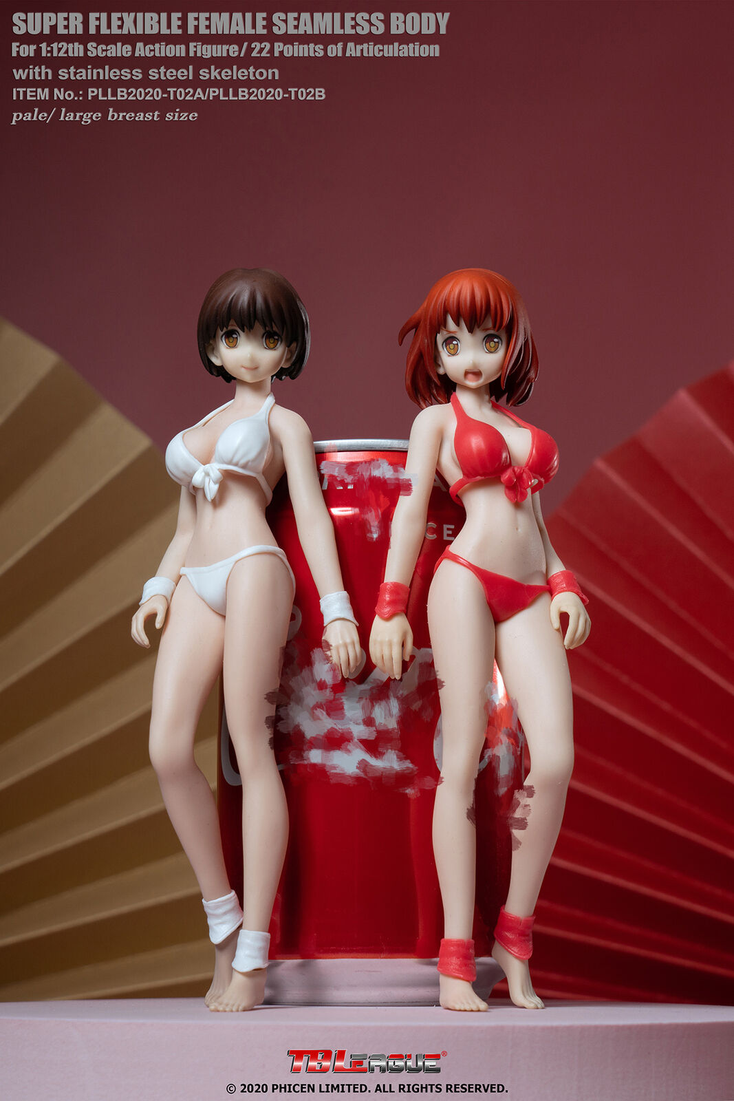 [PEDIDO] Cuerpo Femenino T02 Anime Pale (2 versiones) marca TBLeague escala pequeña 1/12