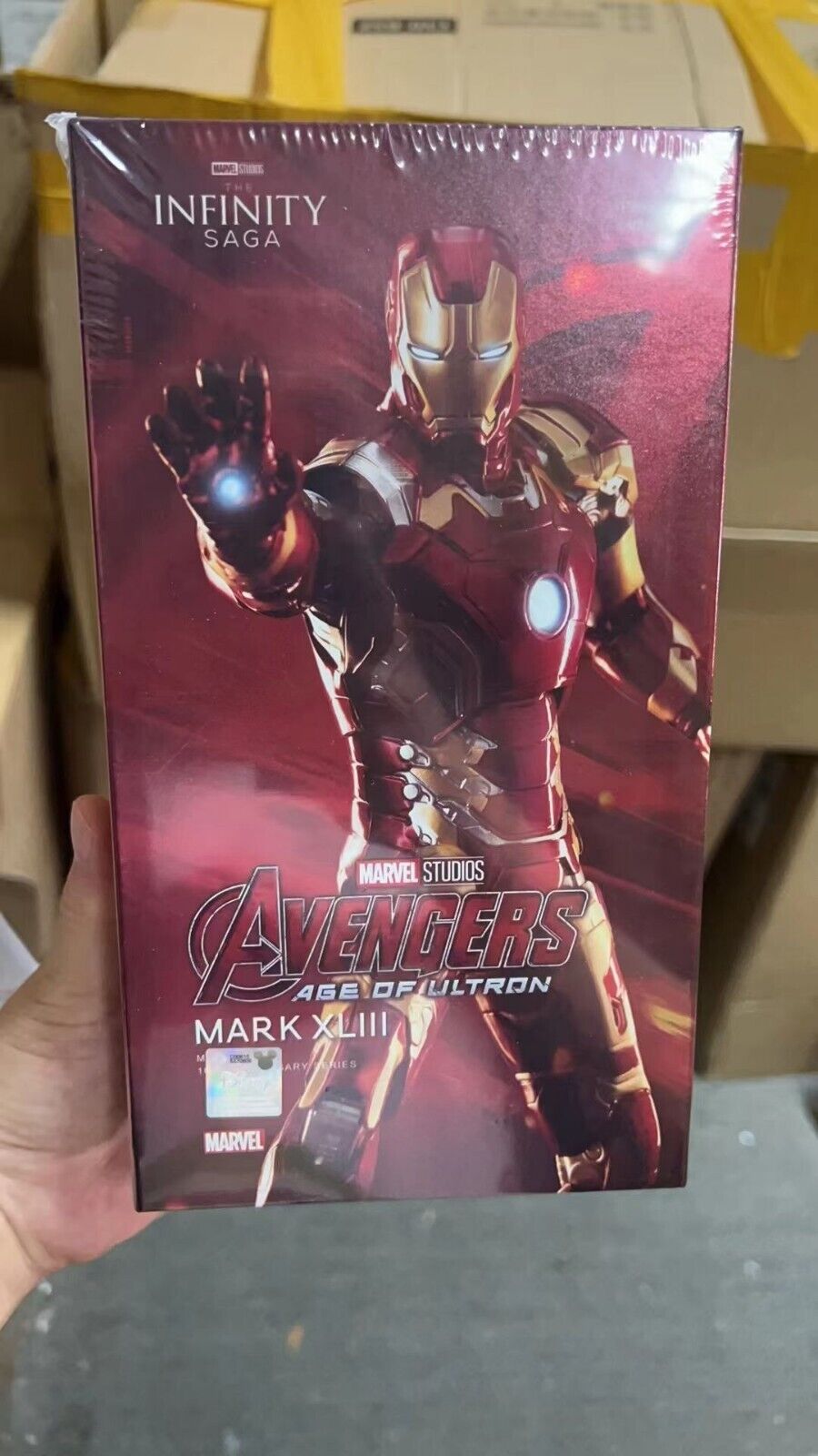 Pedido Figura Iron Man Mark XLIII 43 - The Infinity Saga marca ZD Toys escala pequeña 1/10 (18 cm)