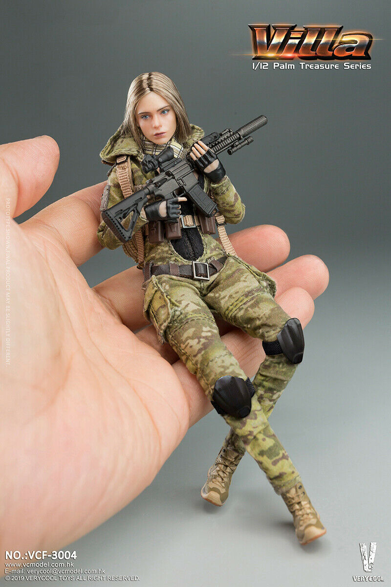 Pedido Figura MC Camouflage Soldier Villa marca Verycool VCF-3004 escala pequeña 1/12