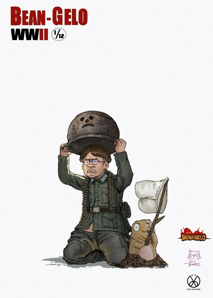 Pedido Figuras Bean Gelo WWII (BGS004 Brand, BGS005 Kahn, BGS006 Hans) marca Poptoys escala pequeña 1/12