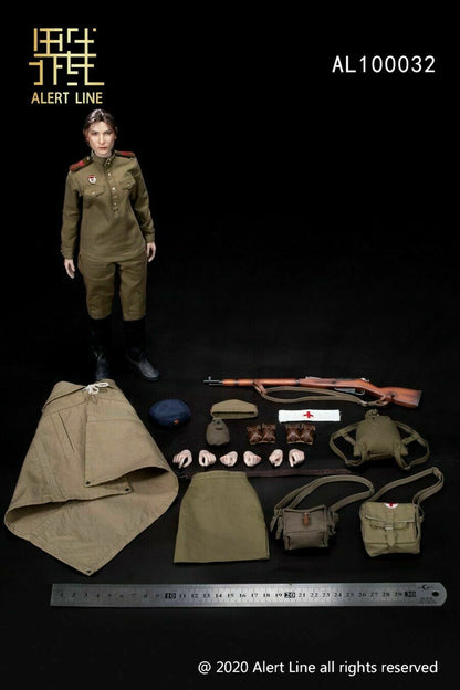 Pedido Figura WWII Rescue Team Soviet Soldier marca Alert Line AL100032 escala 1/6