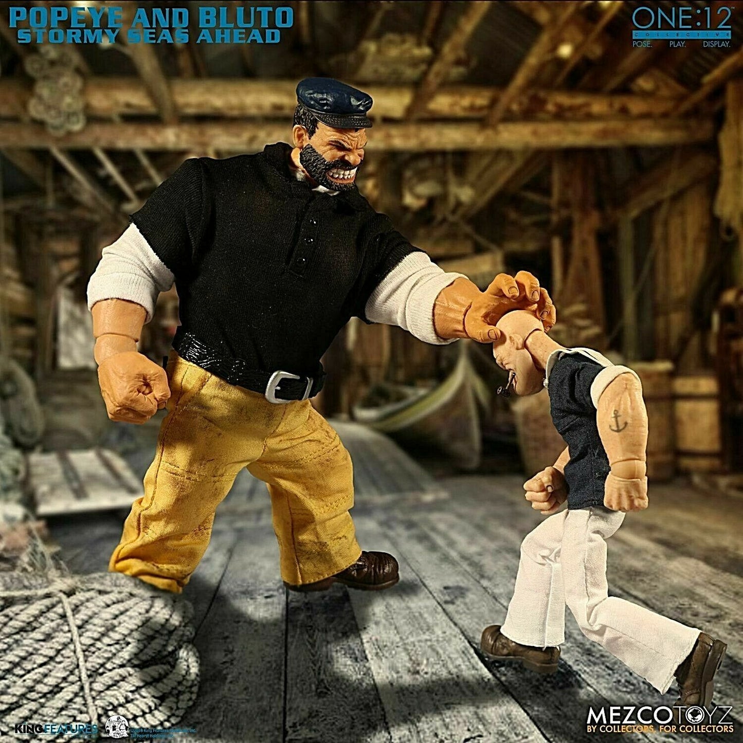 Pedido Figuras Popeye & Bluto - Deluxe Boxed Set: Stormy Seas Ahead marca Mezco escala pequeña 1/12