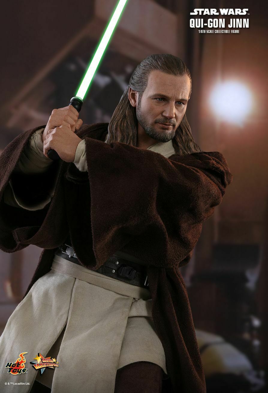 Pedido Figura Qui-Gon Jinn - Star Wars EP. I The Phantom Menace marca Hot Toys MMS525 escala 1/6