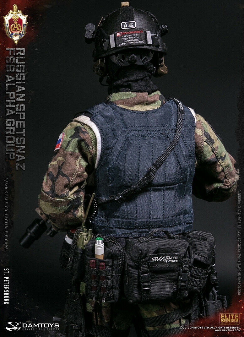 Pedido Figura Russian Spetsnaz FSB Alpha Group St. Petersburg Classic Version marca Damtoys 78071 escala 1/6