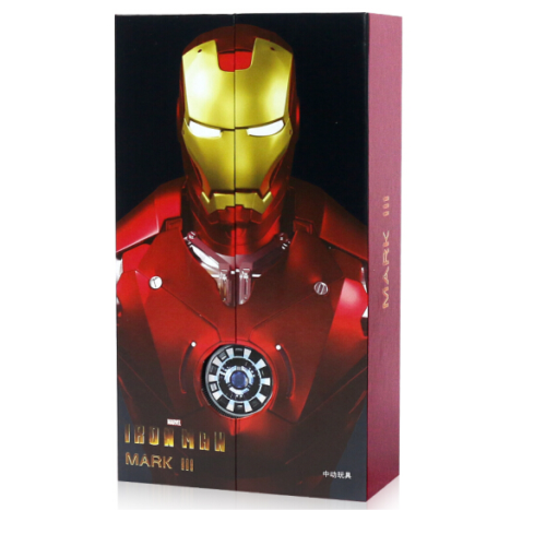 Pedido Figura Iron Man Mark III (versión LED) marca ZD Toys escala pequeña 1/10 (18 cm)