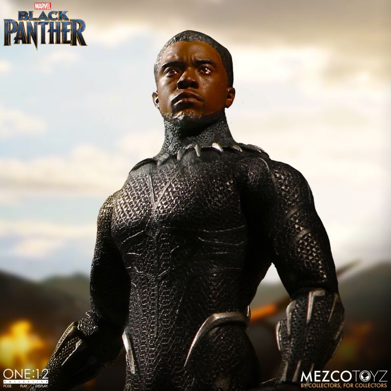 Pedido Figura Black Panther - Marvel - One:12 Collective marca Mezco Toyz 76980 escala pequeña 1/12