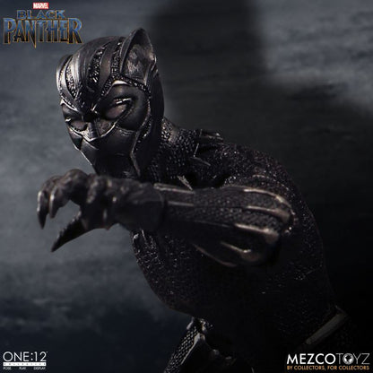 Pedido Figura Black Panther - Marvel - One:12 Collective marca Mezco Toyz 76980 escala pequeña 1/12