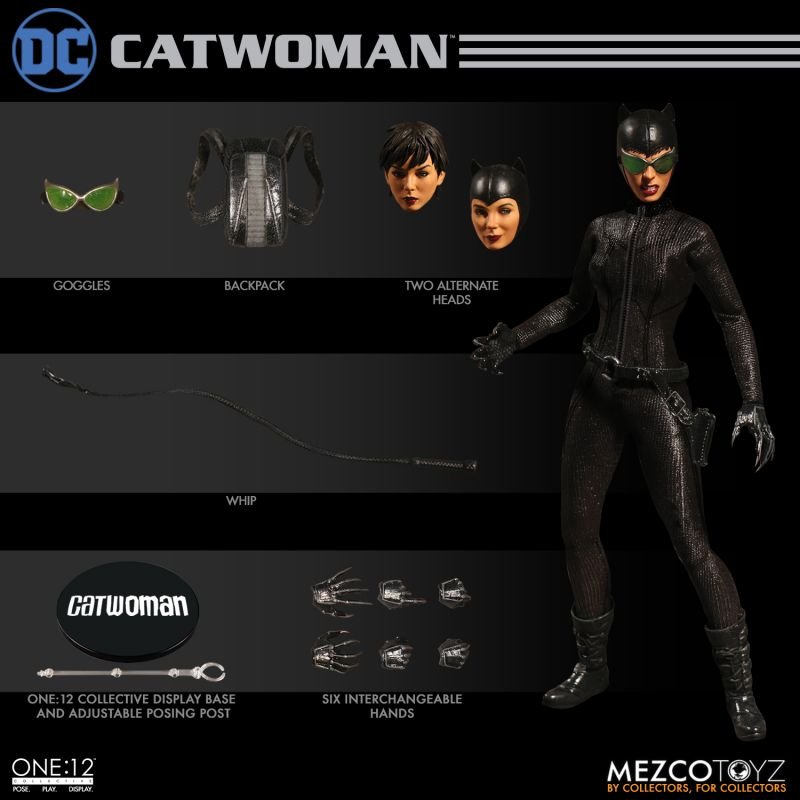 Pedido Figura Catwoman - DC comics - One:12 Collective marca Mezco Toyz 76820 escala pequeña 1/12