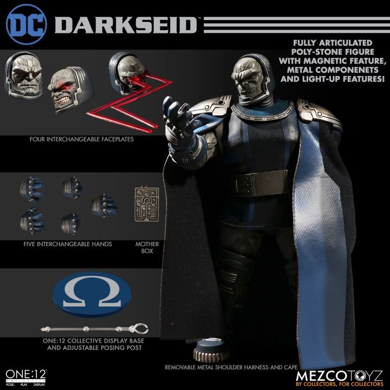 Pedido Figura Darkseid - DC comics - One:12 Collective marca Mezco Toyz 76420 escala pequeña 1/12