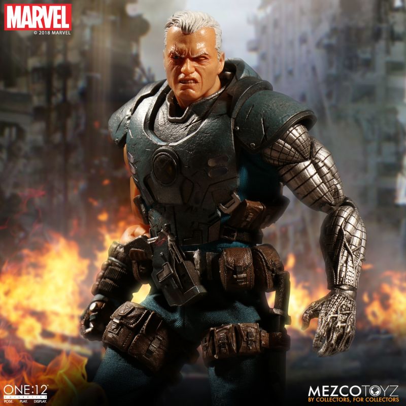 Pedido Figura Cable - Marvel - One:12 Collective marca Mezco Toyz 76860 escala pequeña 1/12